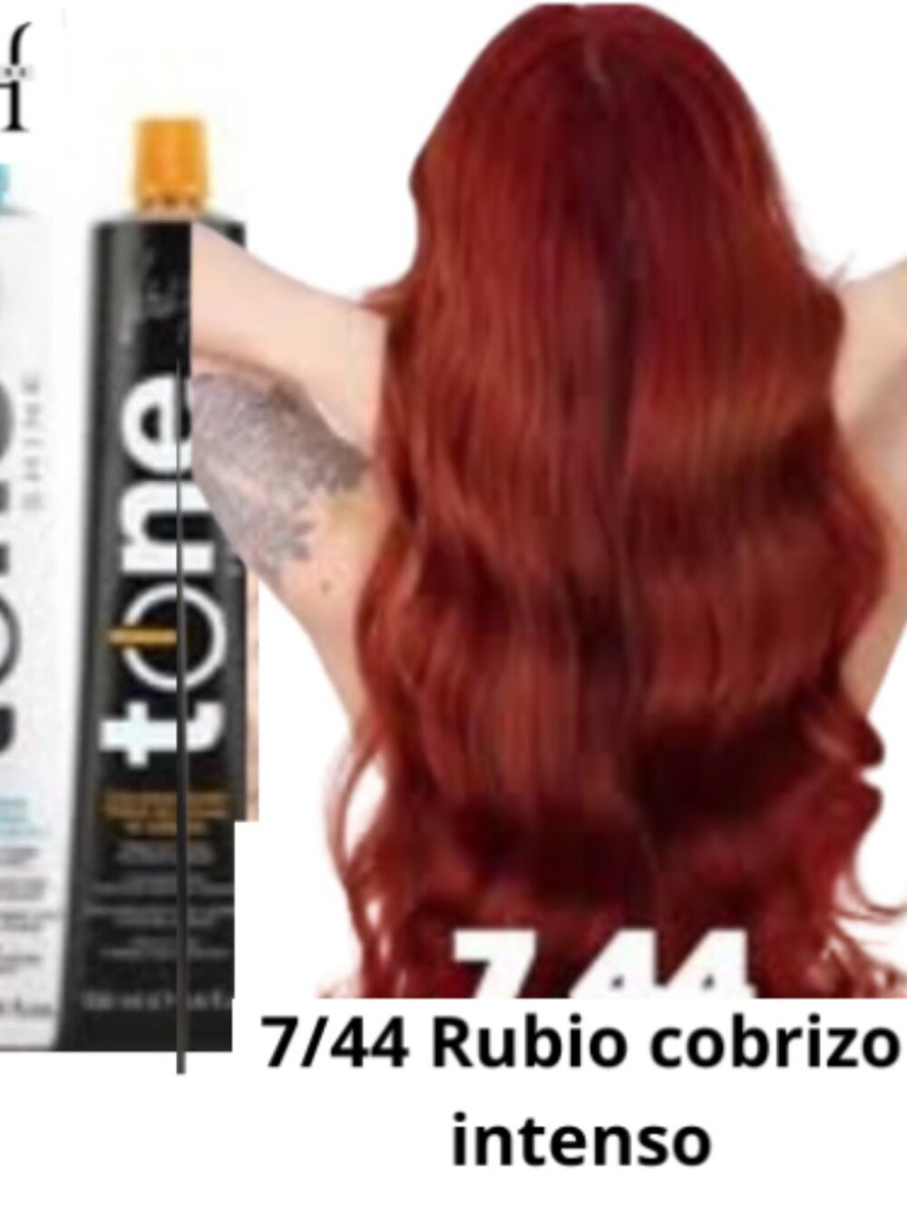 Tinte Vitality's Tone 7.44 Rubio cobrizo intenso semi permanente sin amoniaco I